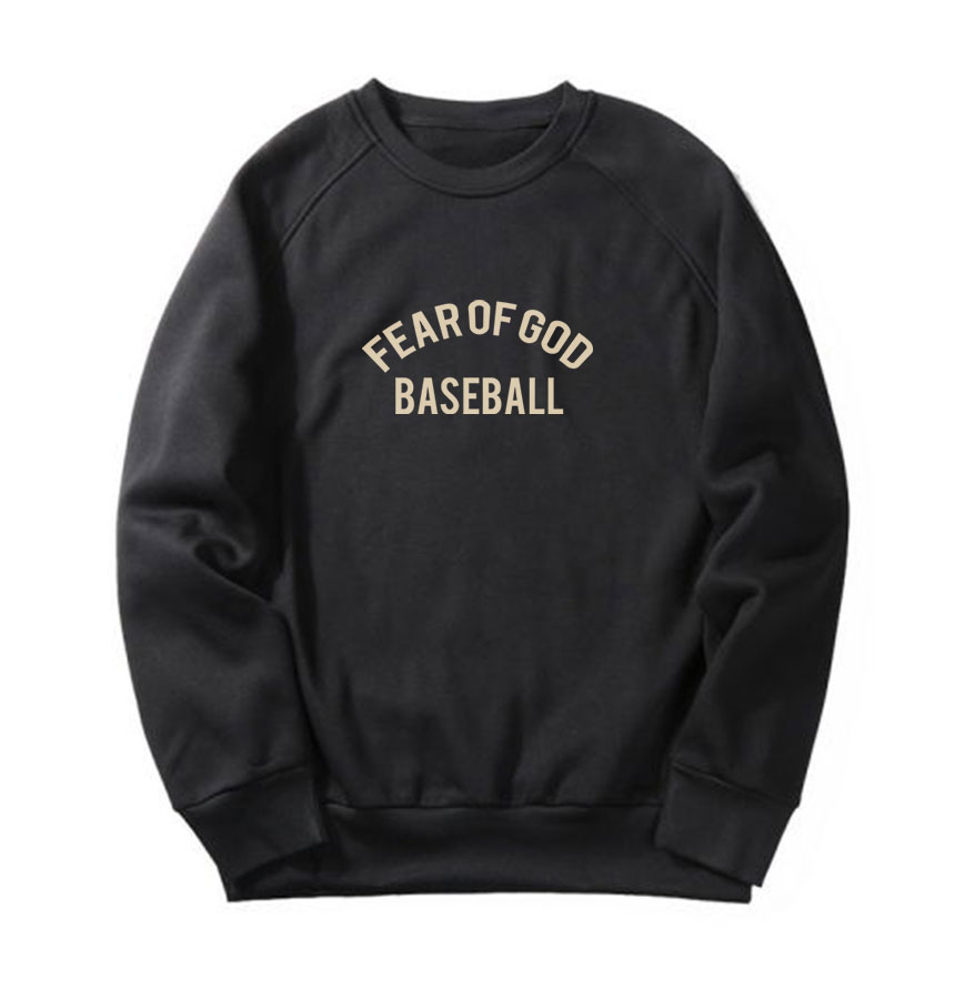 Essentials Fear Of God Baseball Printed Sweatshirt